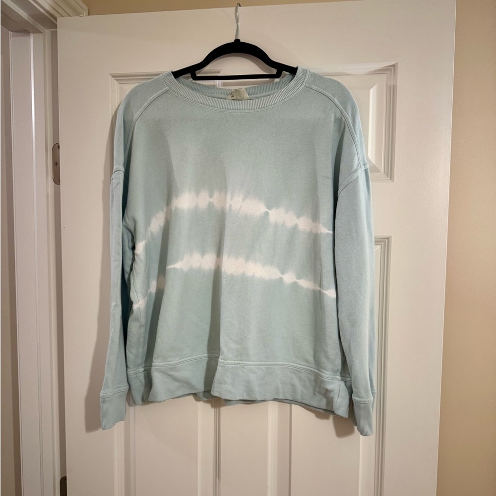 Universal Thread Light Blue Tie-Dye Sweatshirt L 100% Cotton